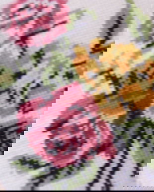 Goblen cu trandafiri