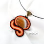 Pandantiv soutache agat