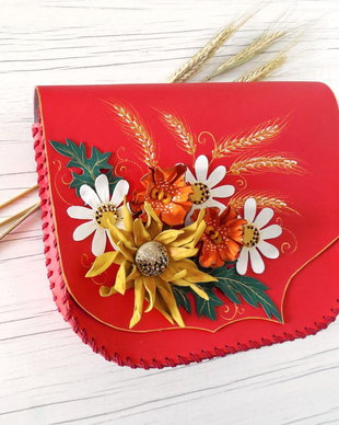 Geanta "Crossbody" handmade unicat- Melody