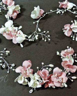 Hairvine, accesoriu par lung Flori de cires