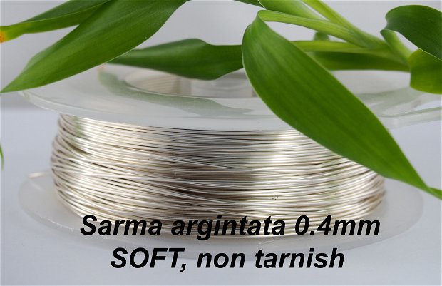 Sarma argintata 0.4mm, soft, non tarnish (500g))