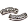 Distantier tubular, platina, 25x7 mm