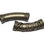 Distantier tubular, argintiu antichizat, 40x10 mm