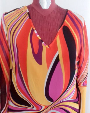 bluza cu imprimeu disco