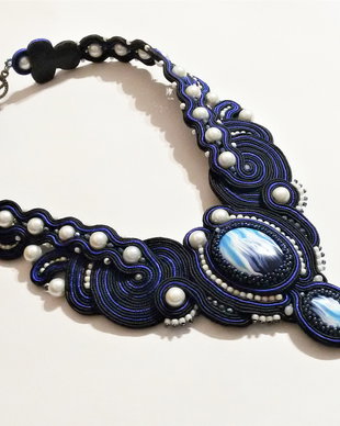 Colier soutache unicat