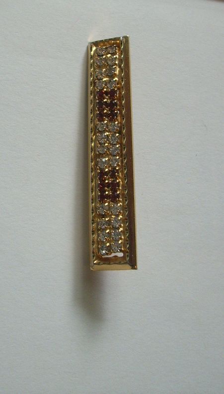 BROSA VINTAGE CRISTALE SISTEM INCHIDERE TROMBONE