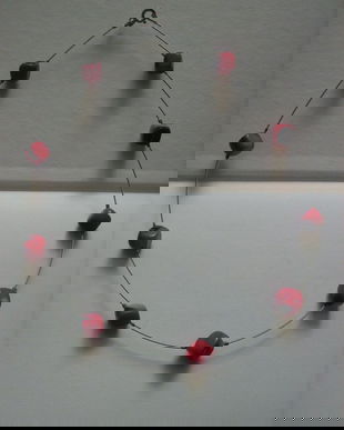 COLIER ARGINT SI CORAL