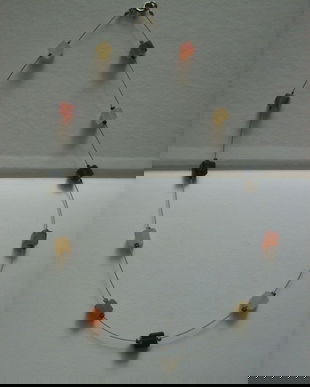 COLIER ARGINT SI AGATA