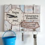 Suport chei si ceas personalizat handmade pictat manual nasii