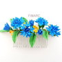 ''Albastrele'' - accesorii par:pieptene pentru coc