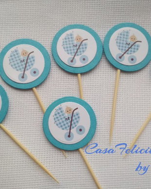 Toppers candy bar-botez baietei.