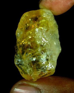 K0369 - Citrin brut, neslefuit, 21x33x11mm, 51,60cts REZERVAT