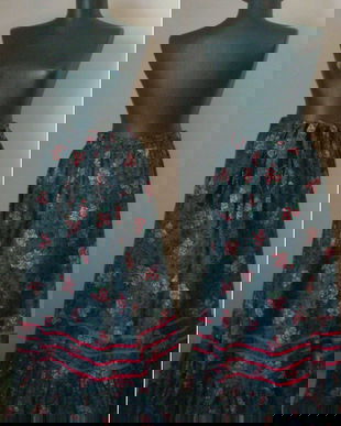 FUSTA RETRO BUMBAC FLORAL