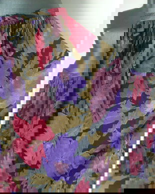 FUSTA VOAL VASCOZA FLORAL