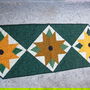 Traversa patchwork-quilted