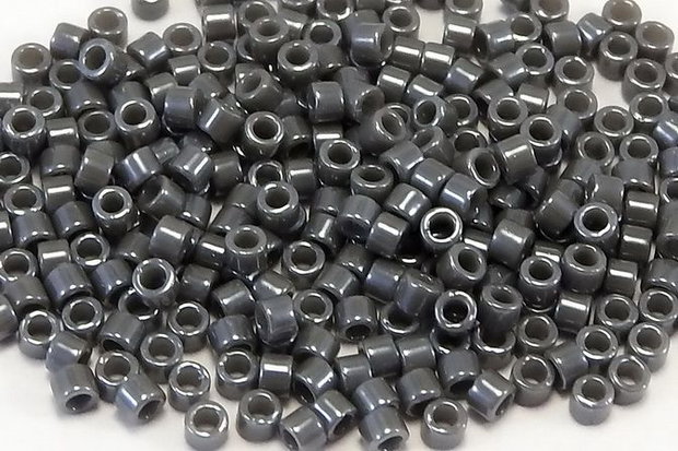 Margele Delica, 11/0, Opaque Smoke Luster-0268