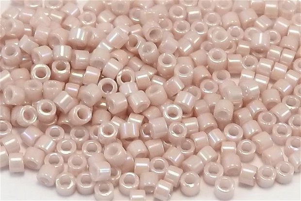 Margele Delica, 11/0, Opaque Pink Champagne AB-1505