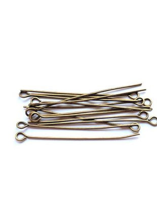 LA16 - (50 buc) ace cu bucla bronz 40 mm