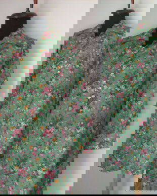 ROCHIE PRINT FLORAL ANII 60