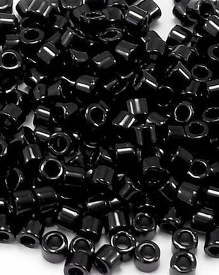 Margele Delica, 11/0, Black-0010