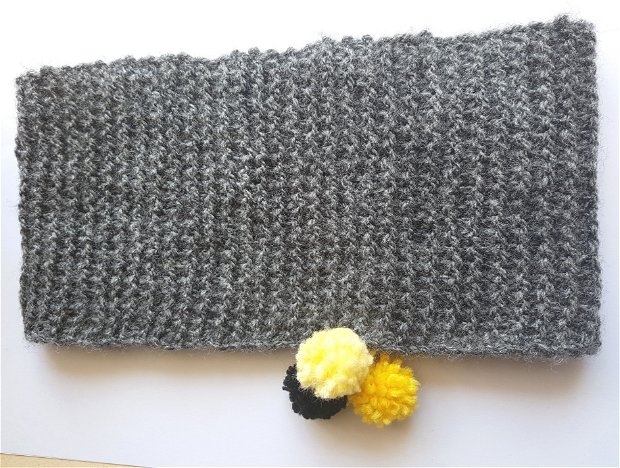 Fular- guler circular tricotat manual