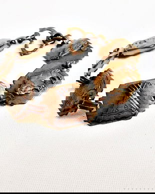 bratara de colectie din cupru stil nativ american