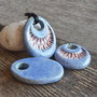 Pandantiv ceramica oasis handmade 50x37mm   PAND 0001