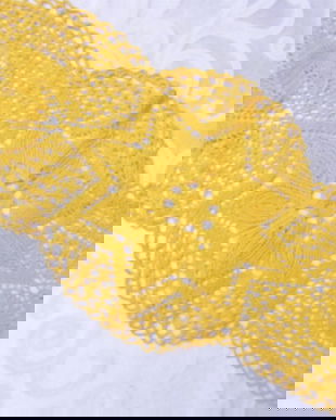 Mileu galben tricotat