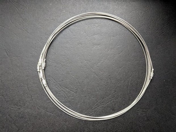 LCC01 - cadru colier argintiu
