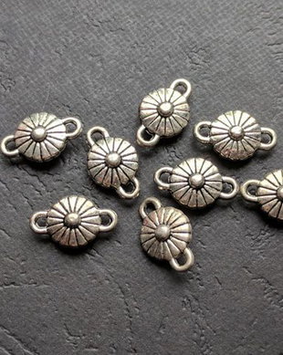 LCN01 - conector floricica argintie