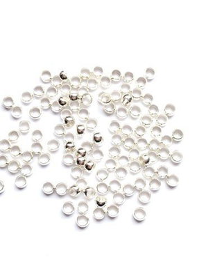 Lcrimp03 - (10 buc) crimp argintiu 3 mm