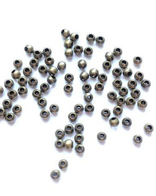 LMD01 - (50 buc) margele metalice bronz