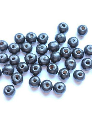 LML801 - (15g) margele lemn negre