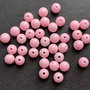 LMA814 - margele (10 buc) acrilice roz 8 mm