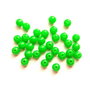 LMA616 - margele (10 buc) acrilice verde inchis
