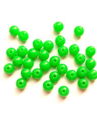 LMA616 - margele (10 buc) acrilice verde inchis