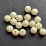 LMA811 - (10 buc) margele acrilice crem