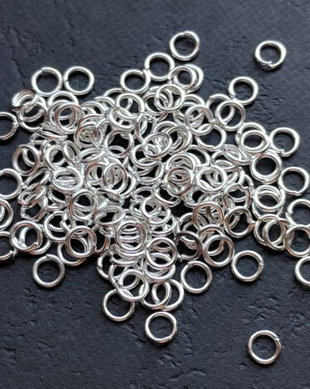 LZ40 - (100 buc) zale argintii 4 mm