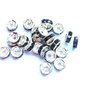 LRH3 - rhinestone negru 6 mm