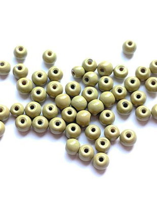 LMS466 - margele sticla verde-olive