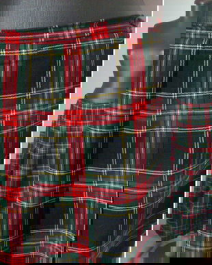 FUSTA ENGLEZEASCA STOFA LANA TARTAN