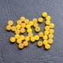 LMS458 - margele sticla galben inchis