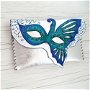 poseta plic handmade unicat din piele - Fairy Butterfly Maska