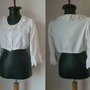 BLUZA BAVAREA DANTELA CROSETATA MANUAL