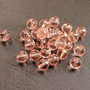 LMS856 - margele sticla roz fatetate