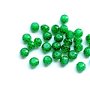 LMS630 - margele sticla verde mat