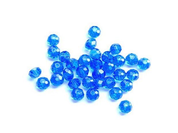 LMS623 - margele sticla albastru inchis
