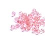 LMS610 - margele sticla roz somon biconice
