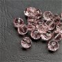 LMS1001 - margele sticla fatetate roz