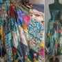 FUSTA PATCHWORK MATASE NATURALA